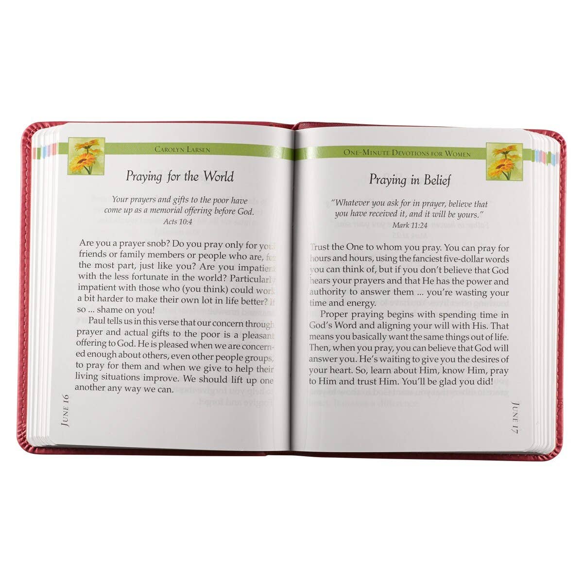 One-Minute Devotions for Women Faux Leather