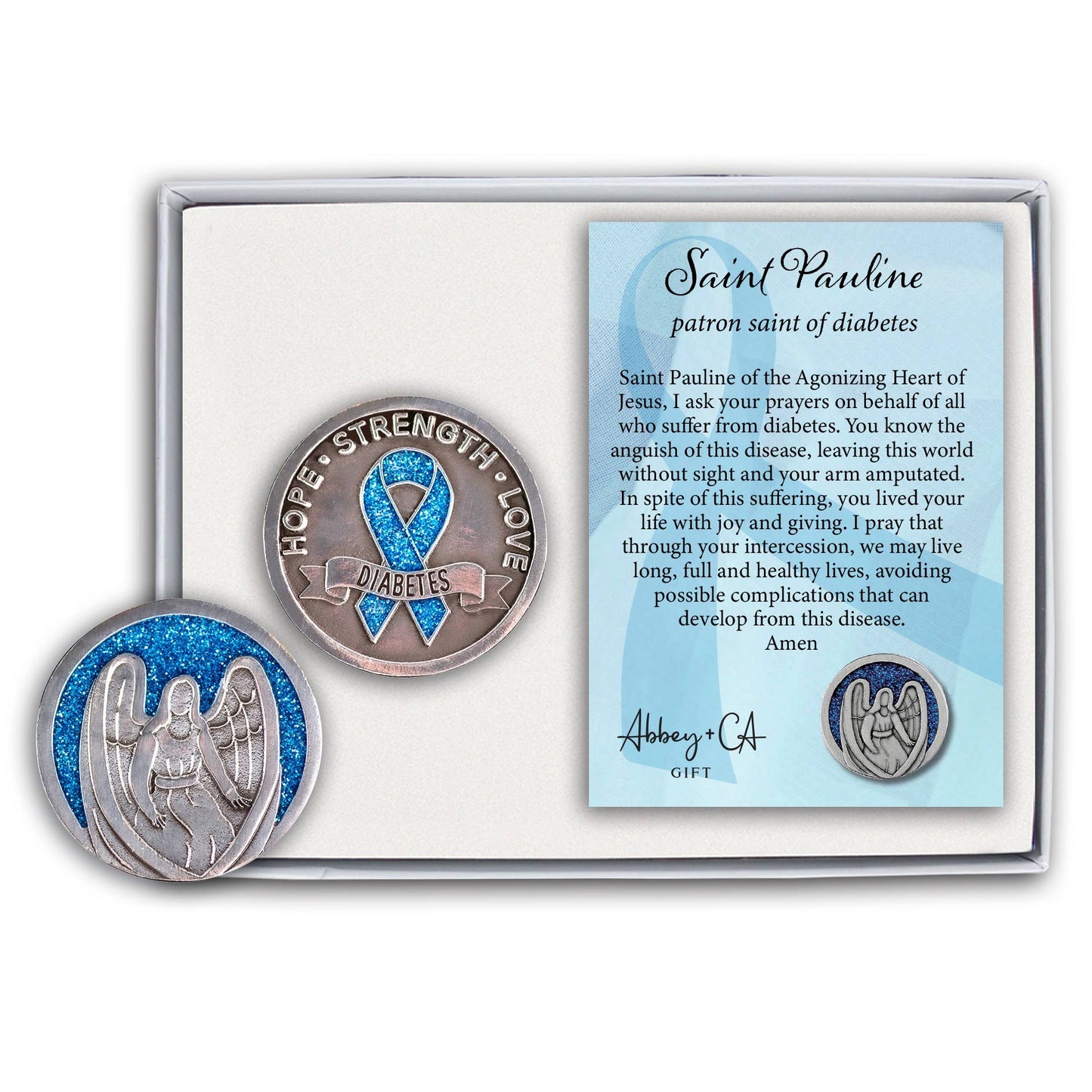 Hope Strength Love Patron Saint Tokens: St. Jude