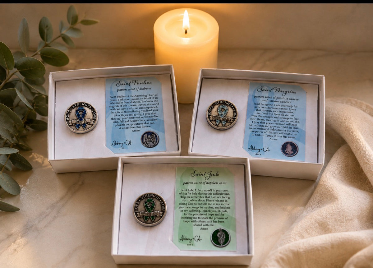 Saint Tokens - St Peregrine, St Jude, St Pauline