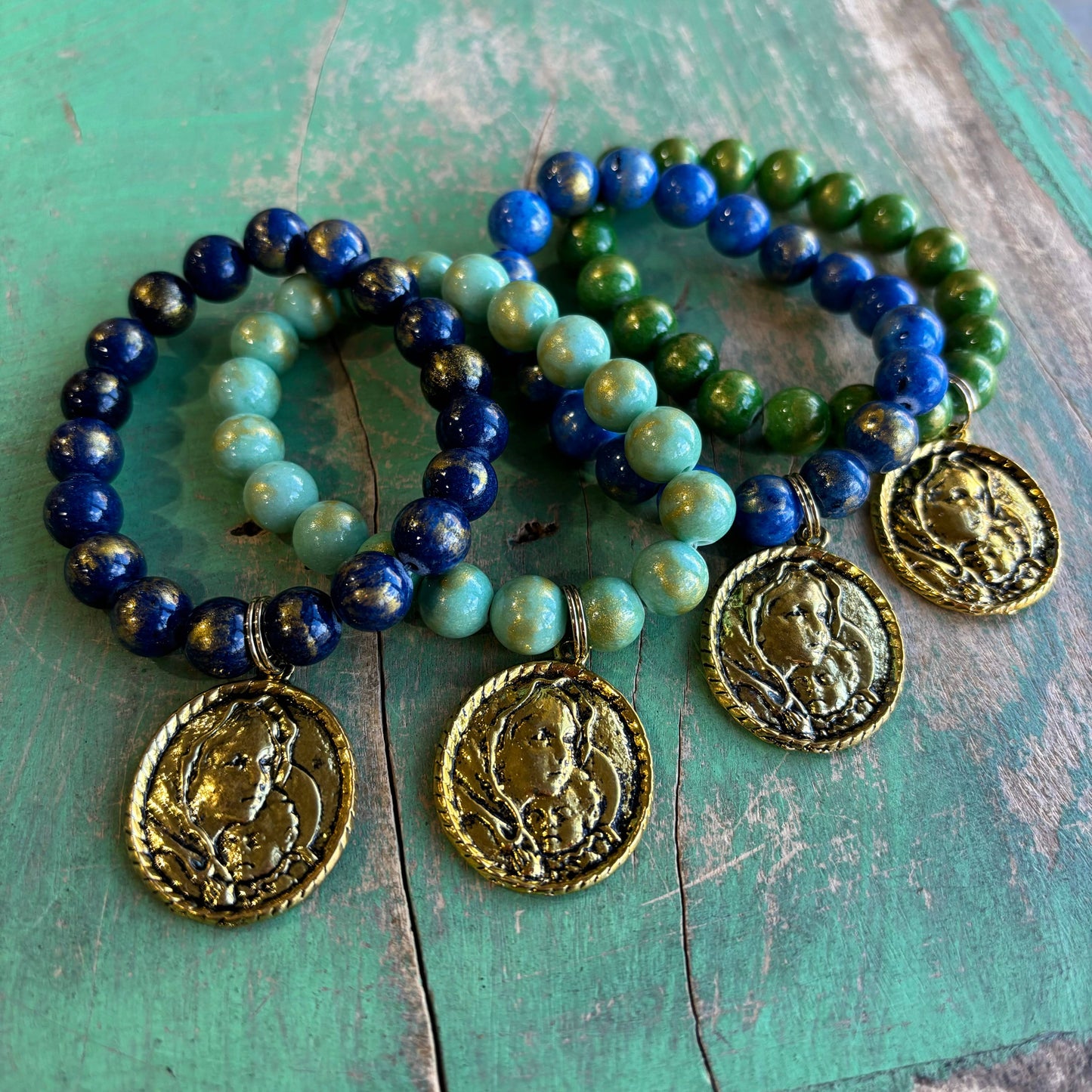 Mama’s Peace Bracelet: Royal Blue