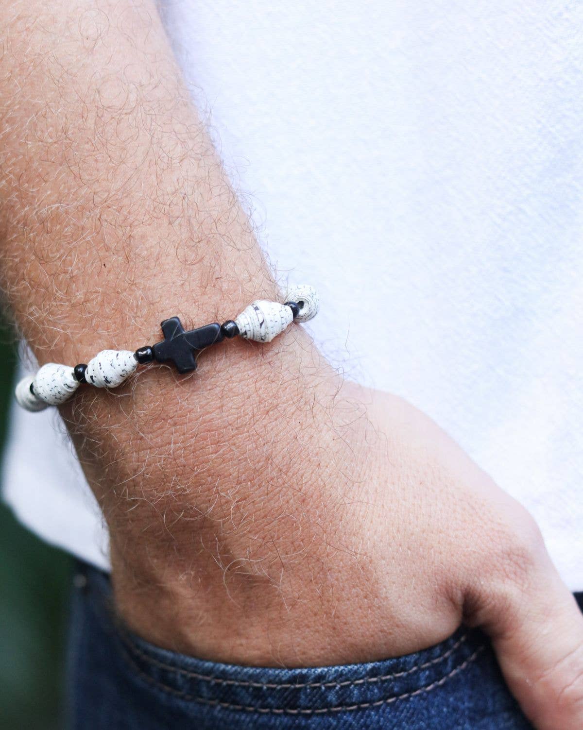 Ruth Hymnal Paper Bracelet: Gold