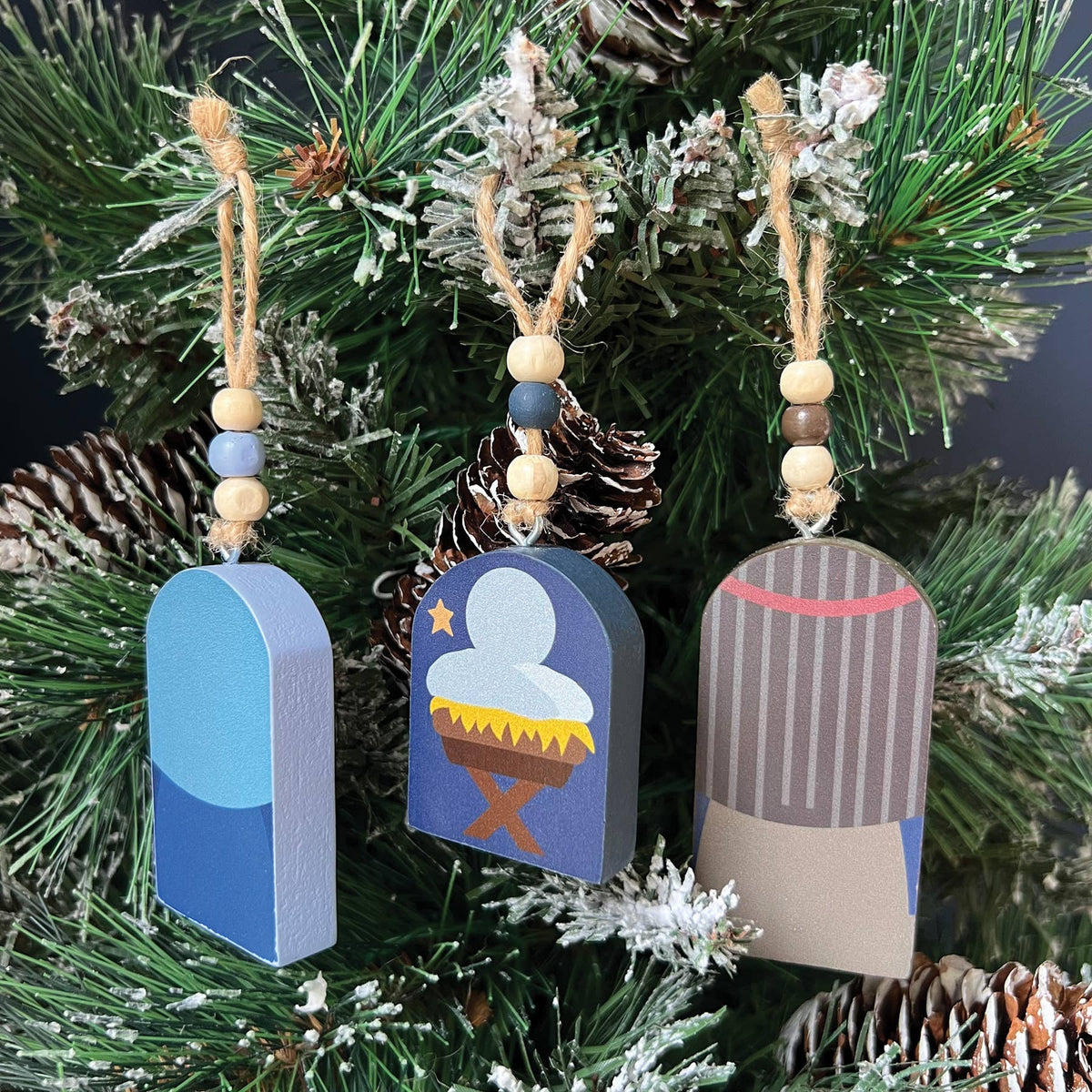 Holy Family Ornaments
