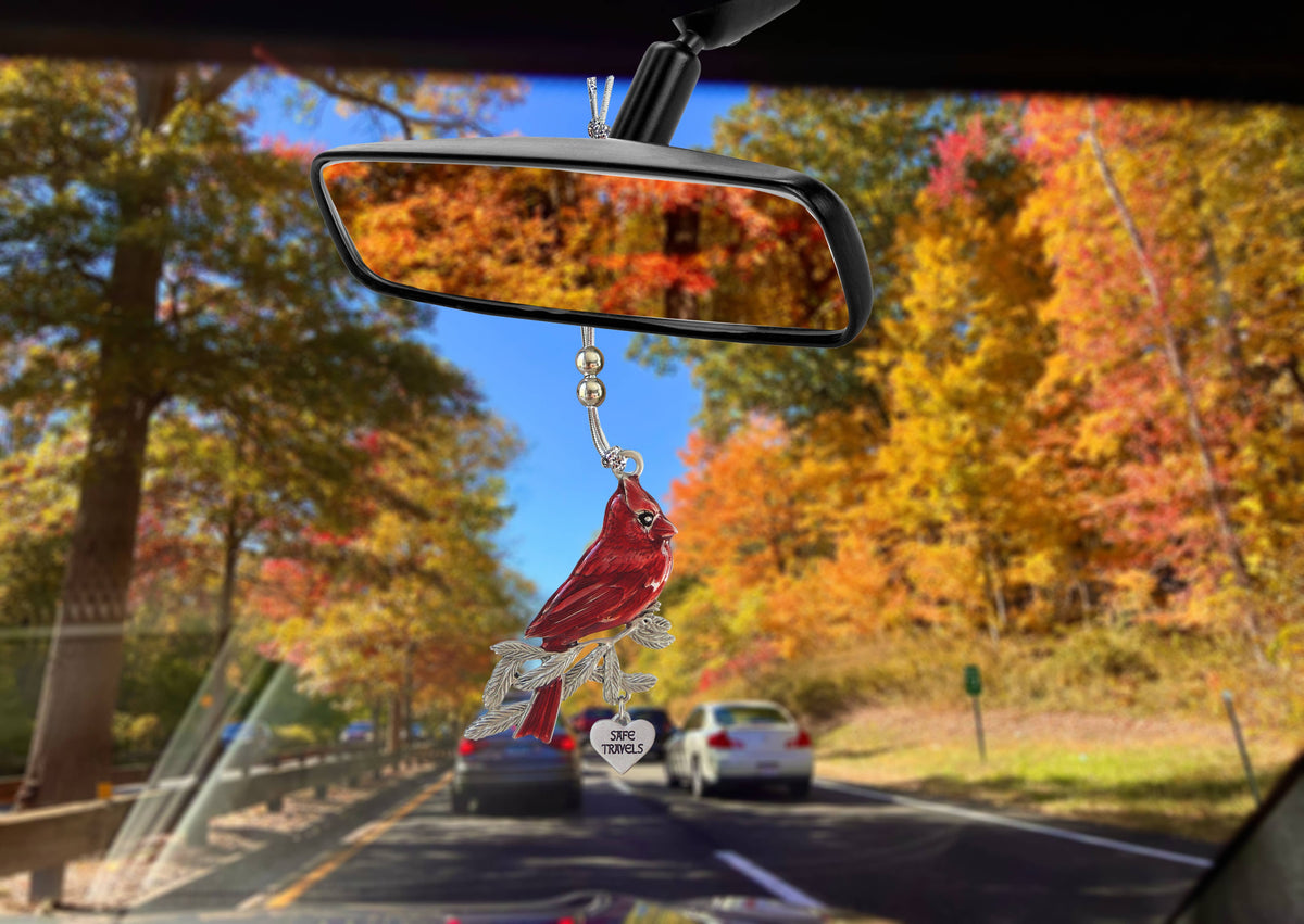 Cardinal Car Charm
