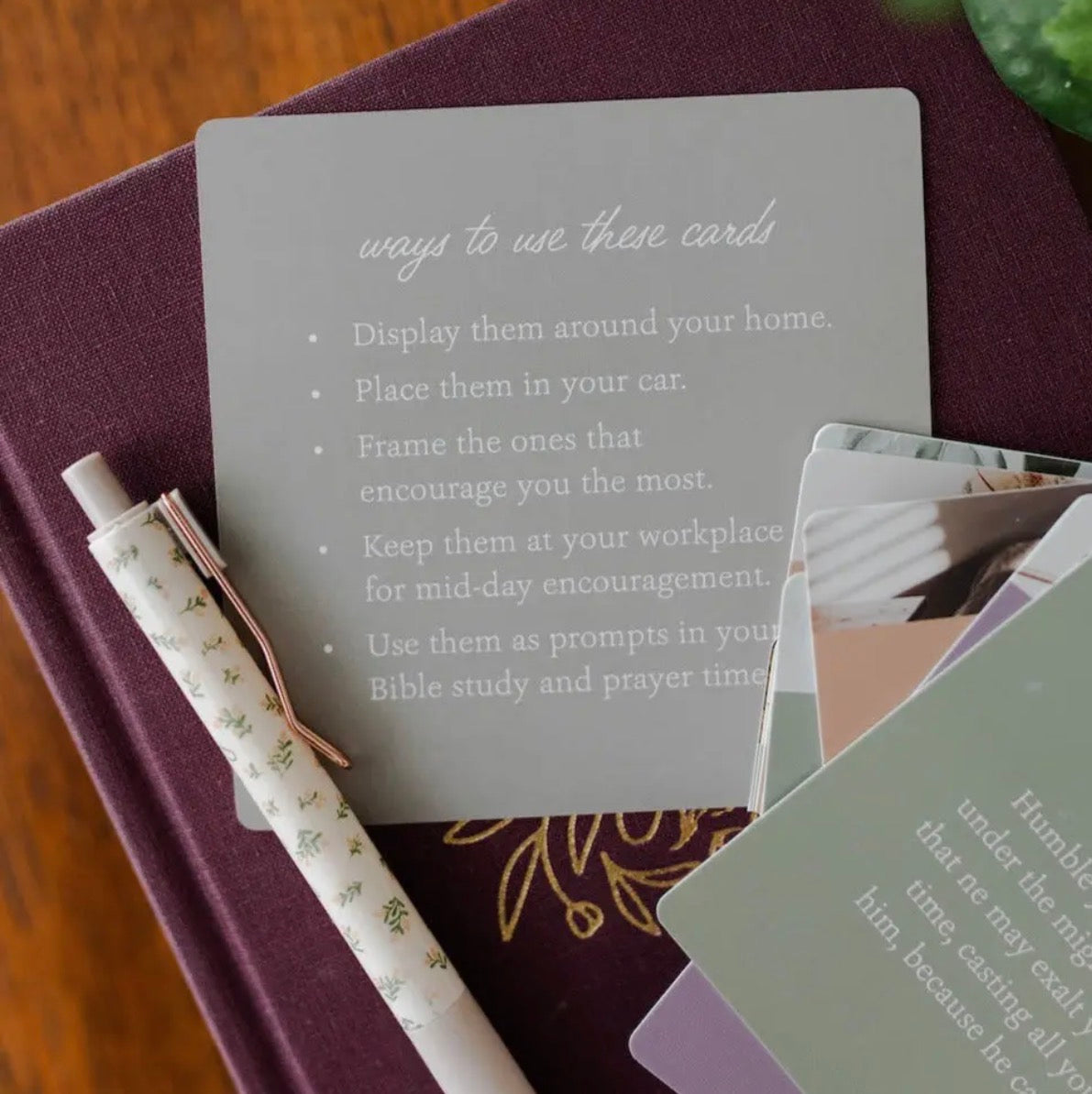 Encouragement For Single Parents Verse Card Set