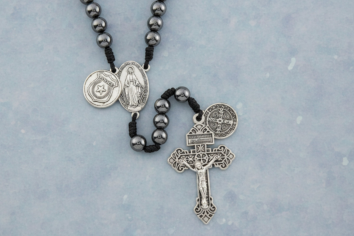 Police Officer Paracord Rosary