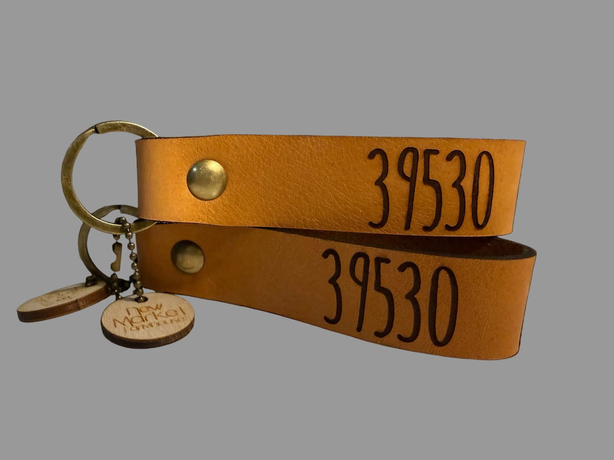 39530 Leather Keychain