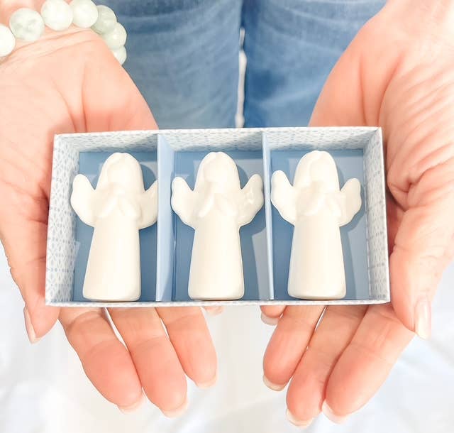 Matchbox Blessings- French Milled Guardian Angel Hand Soap Trio