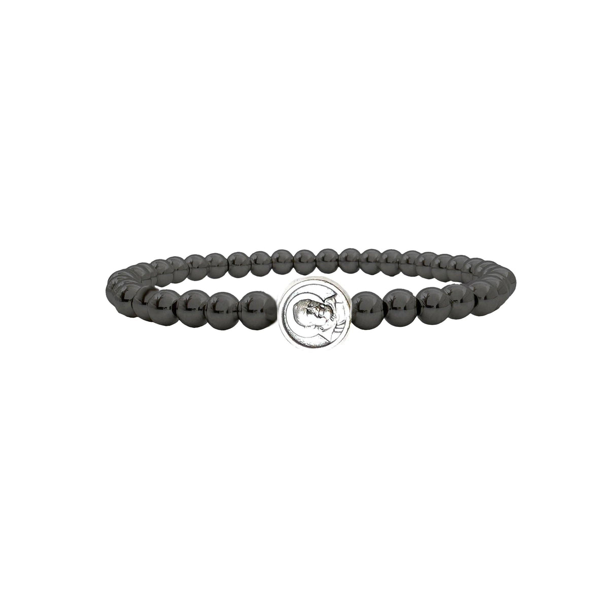 Subliminal Saint Francis Catholic Beaded Stretch Bracelet Prayer for Pets: Gold or Silver