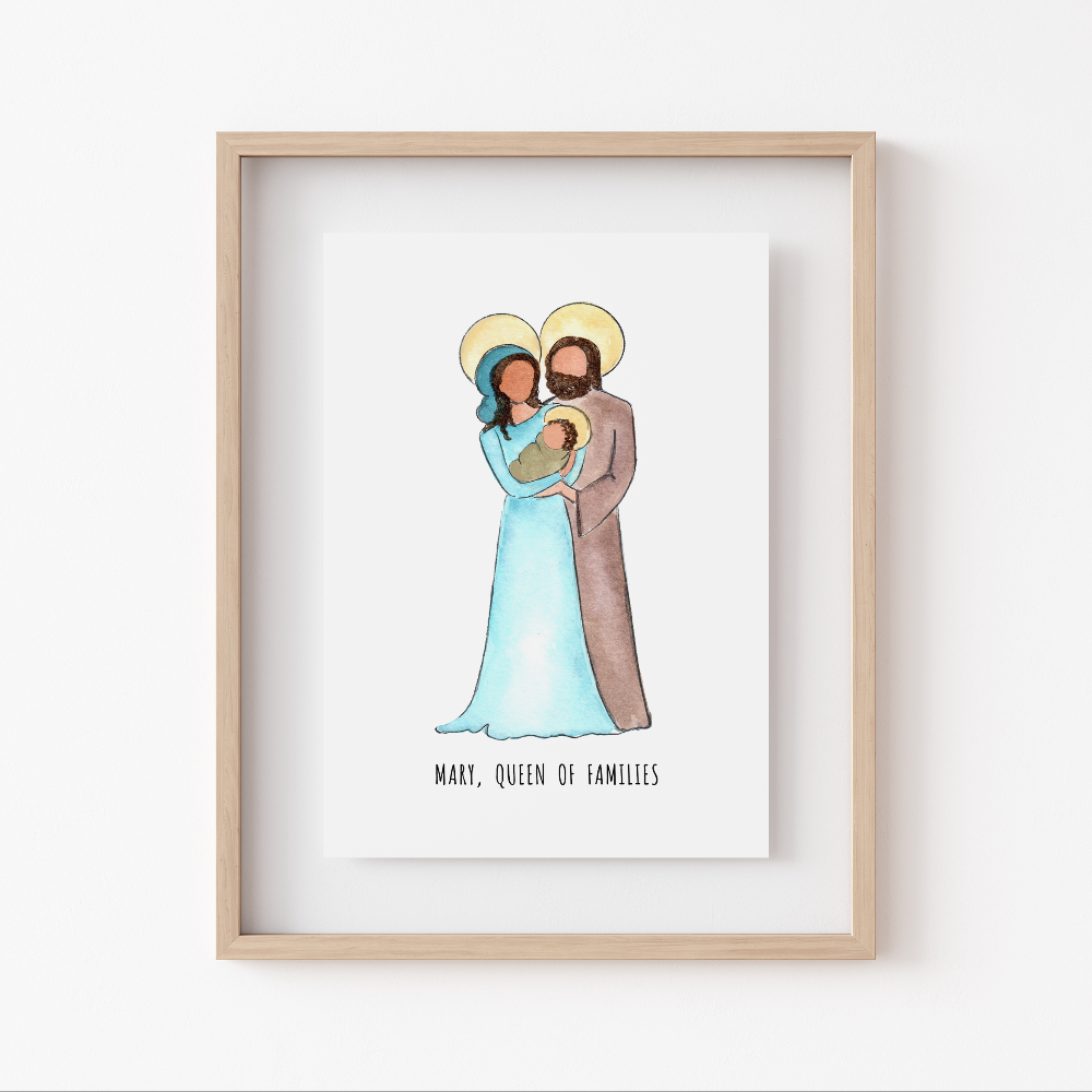 Marian Minis - Mary Queen of Families: 5x7