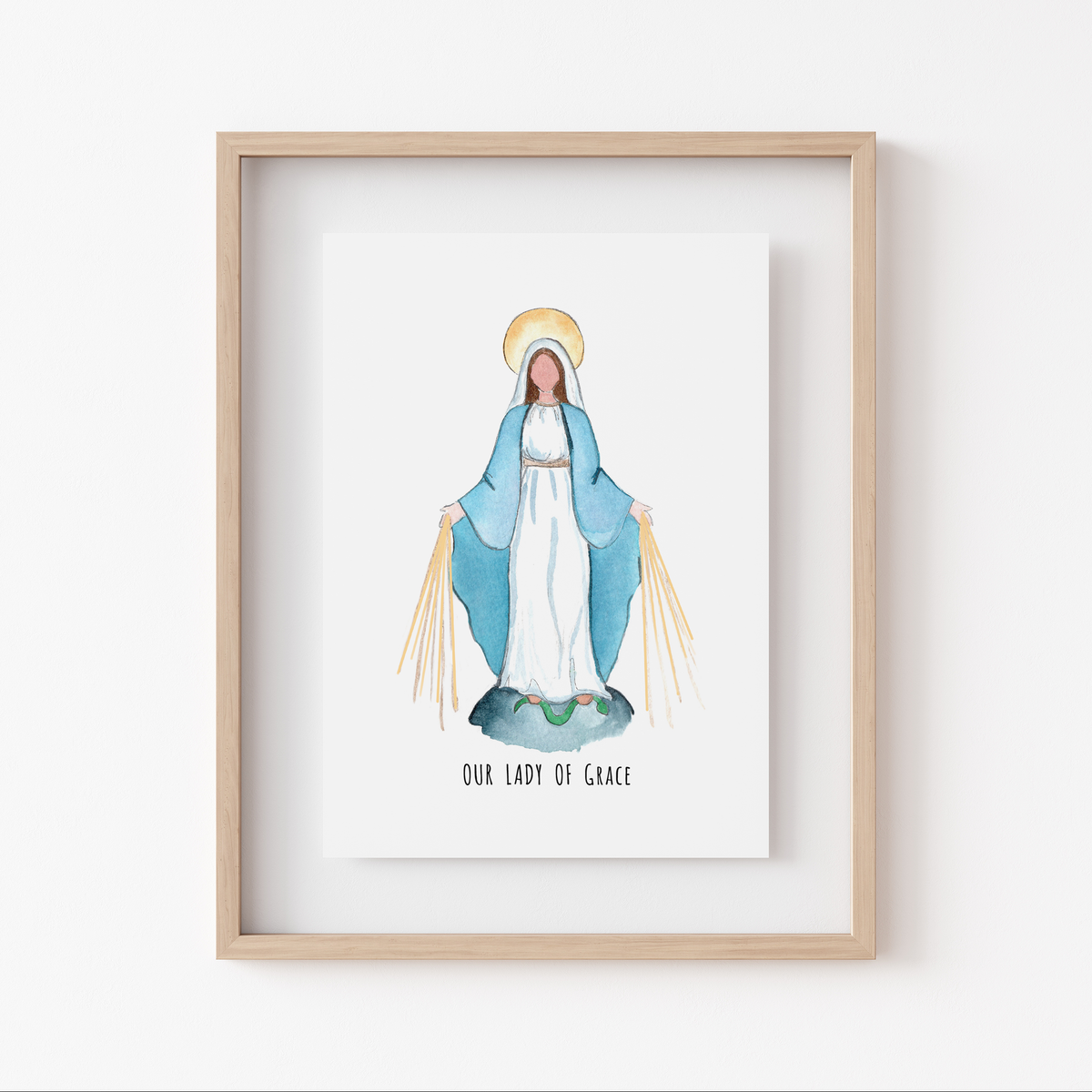 Marian Minis - Our Lady of Grace: 5x7