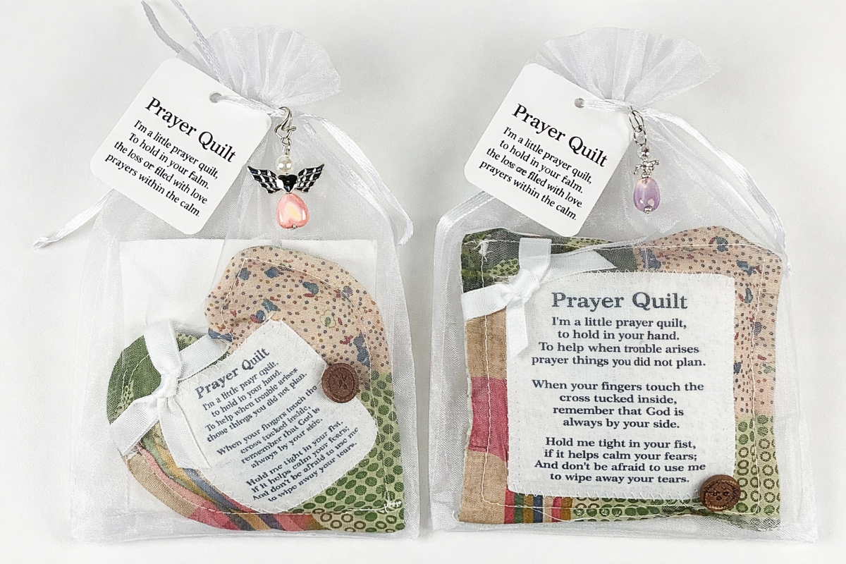 Mini Prayer Quilts – Heart or Square