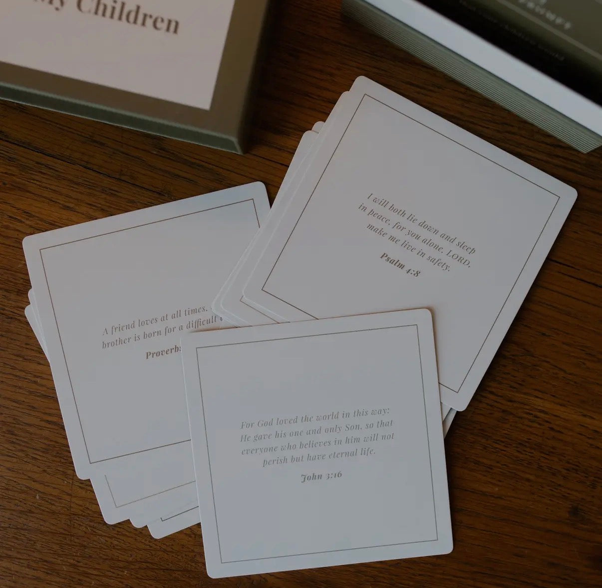 Prayers For My Children Verse Cards Set