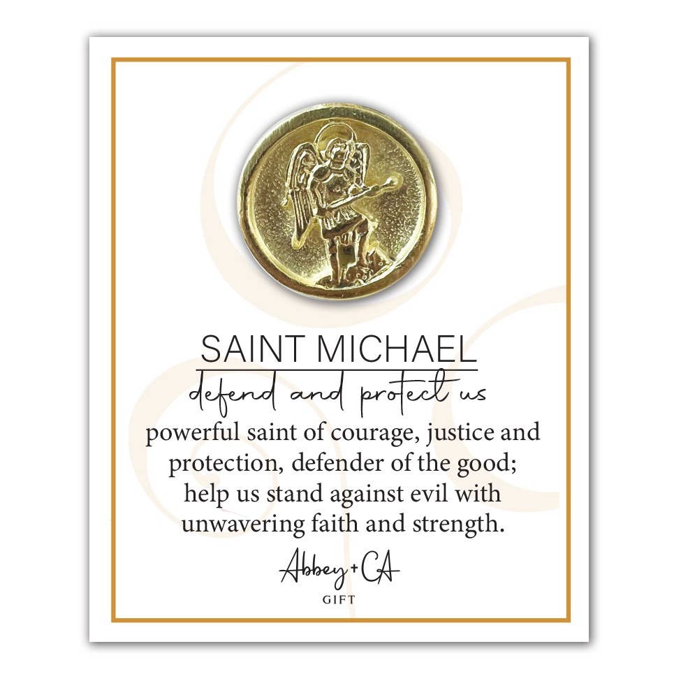 Saints Lapel Pins (Our Lady of the Miraculous Medal, Our Lady of Guadalupe, St Peregrine, St Patrick, St Michael, St Jude, St Christopher, St Anthony)
