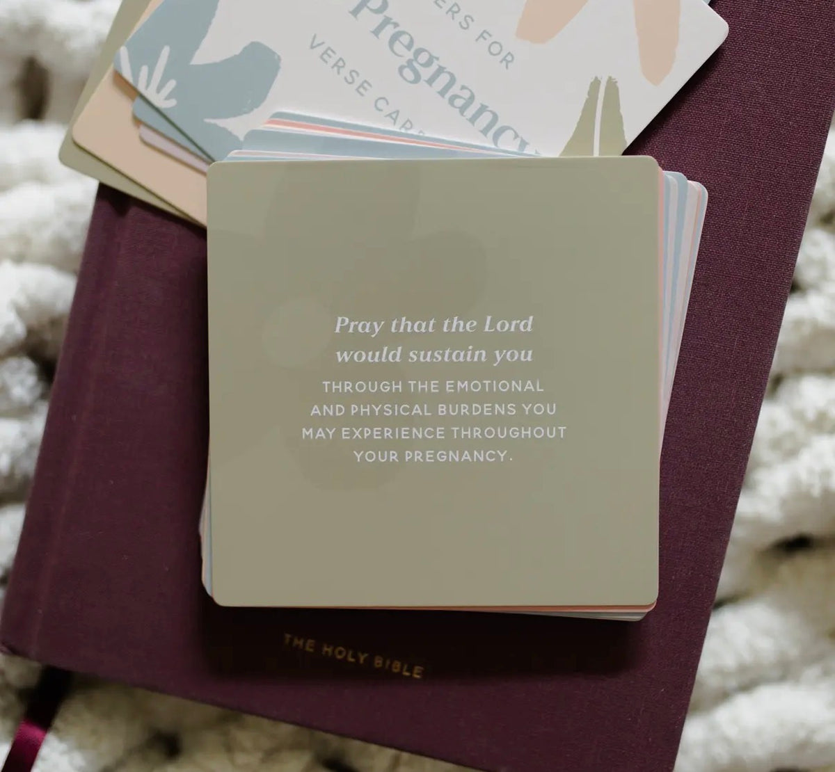 Prayers For My Pregnancy Verse Card Set