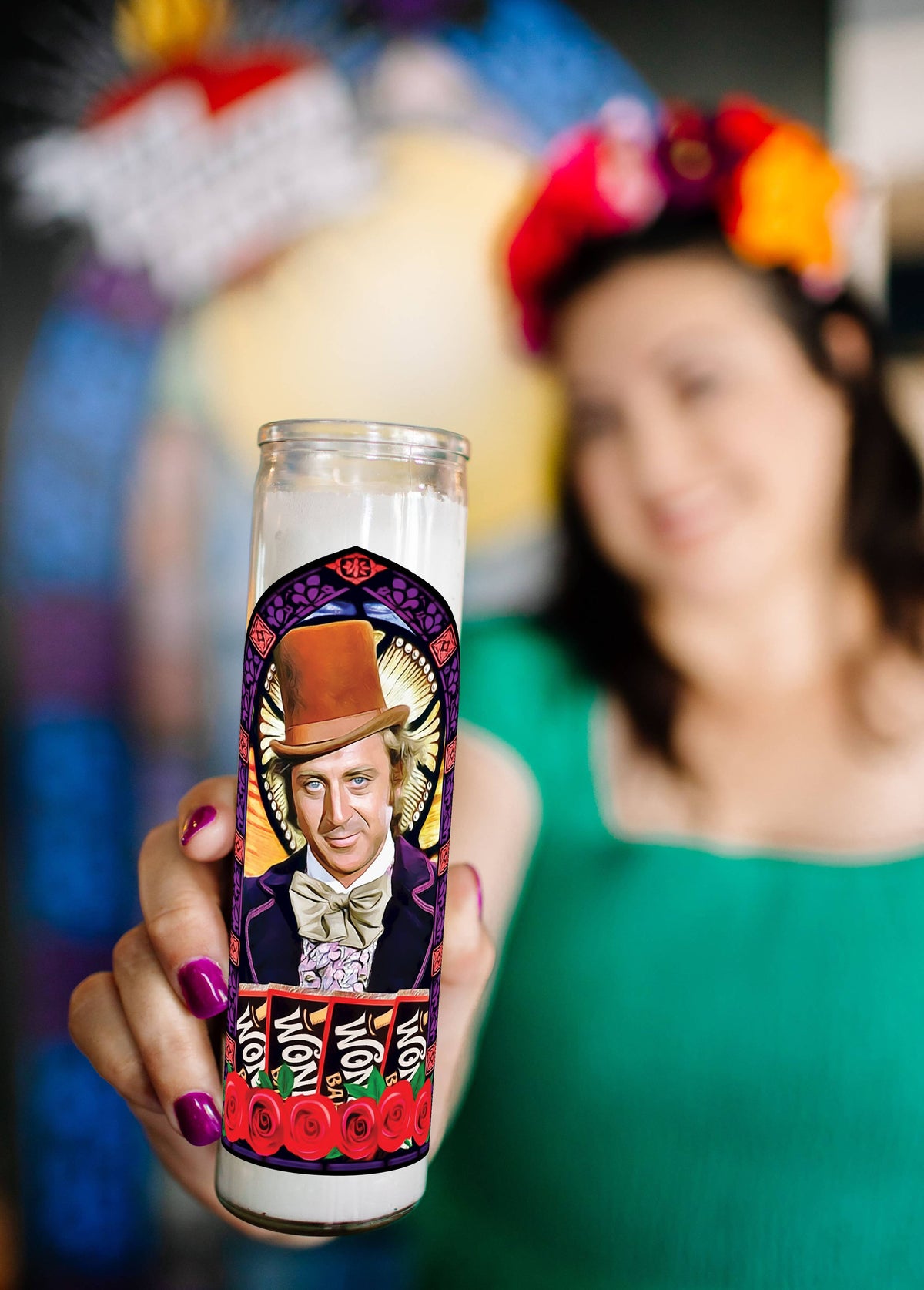 Patron Saint of Chocolate - Willy Wonka Gene Wilder: White