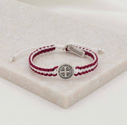 School Spirit Blessing - Maroon/White/Silver