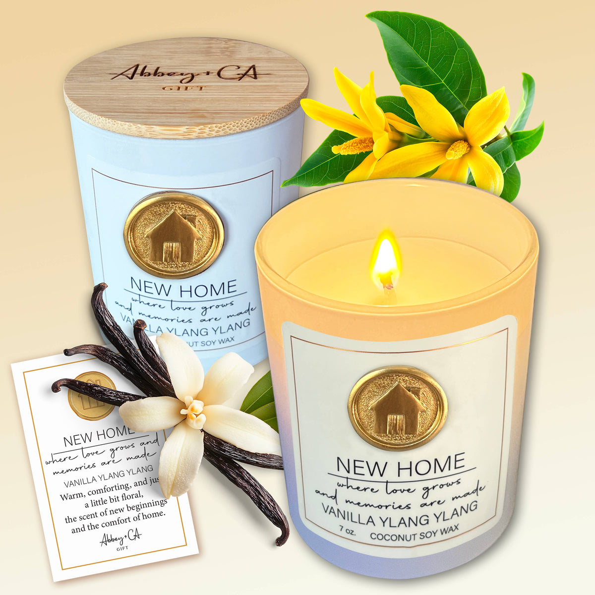 Scentspirations Candles: New Home - Vanilla Ylang Ylang