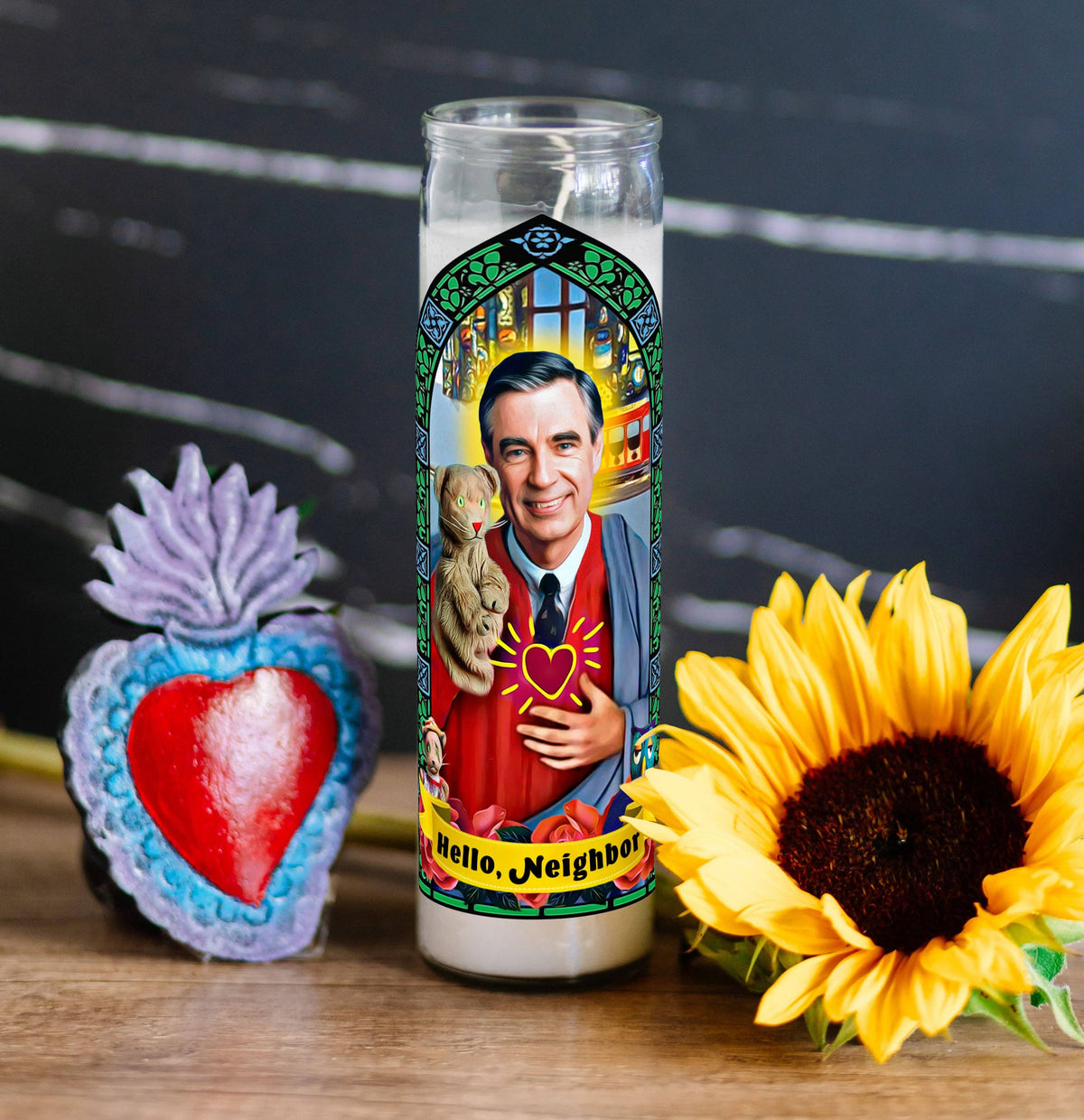 Patron Saint of Kindness - Mr. Rogers: White