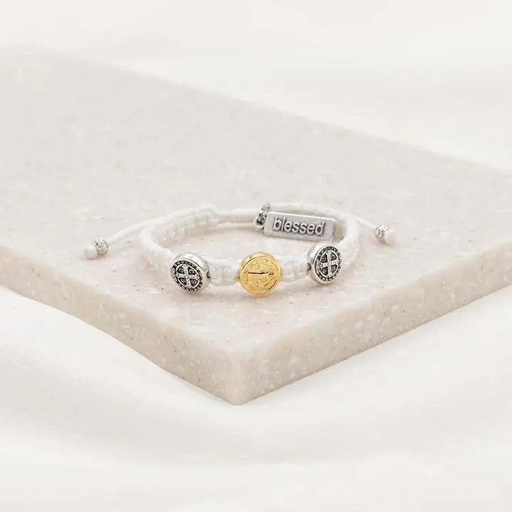 First Holy Communion Child of God Bracelet (White)