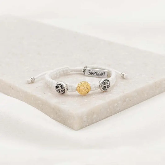First Holy Communion Child of God Bracelet (White)