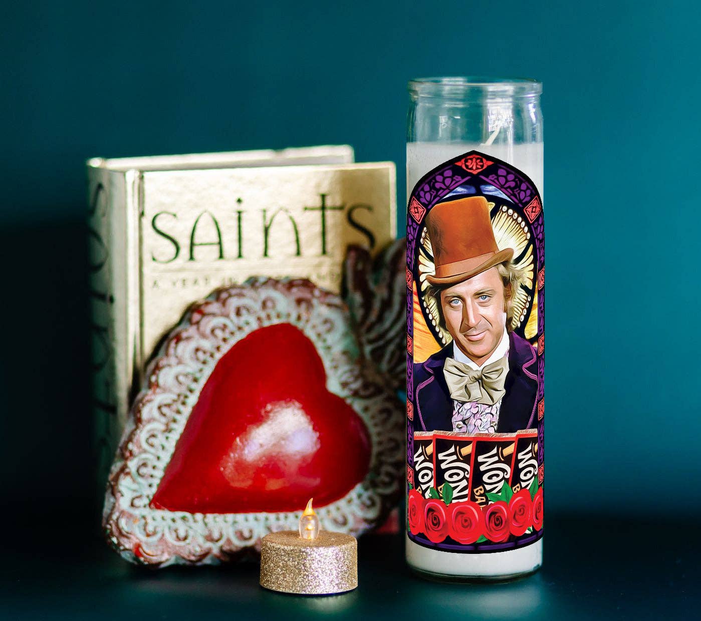 Patron Saint of Chocolate - Willy Wonka Gene Wilder: White
