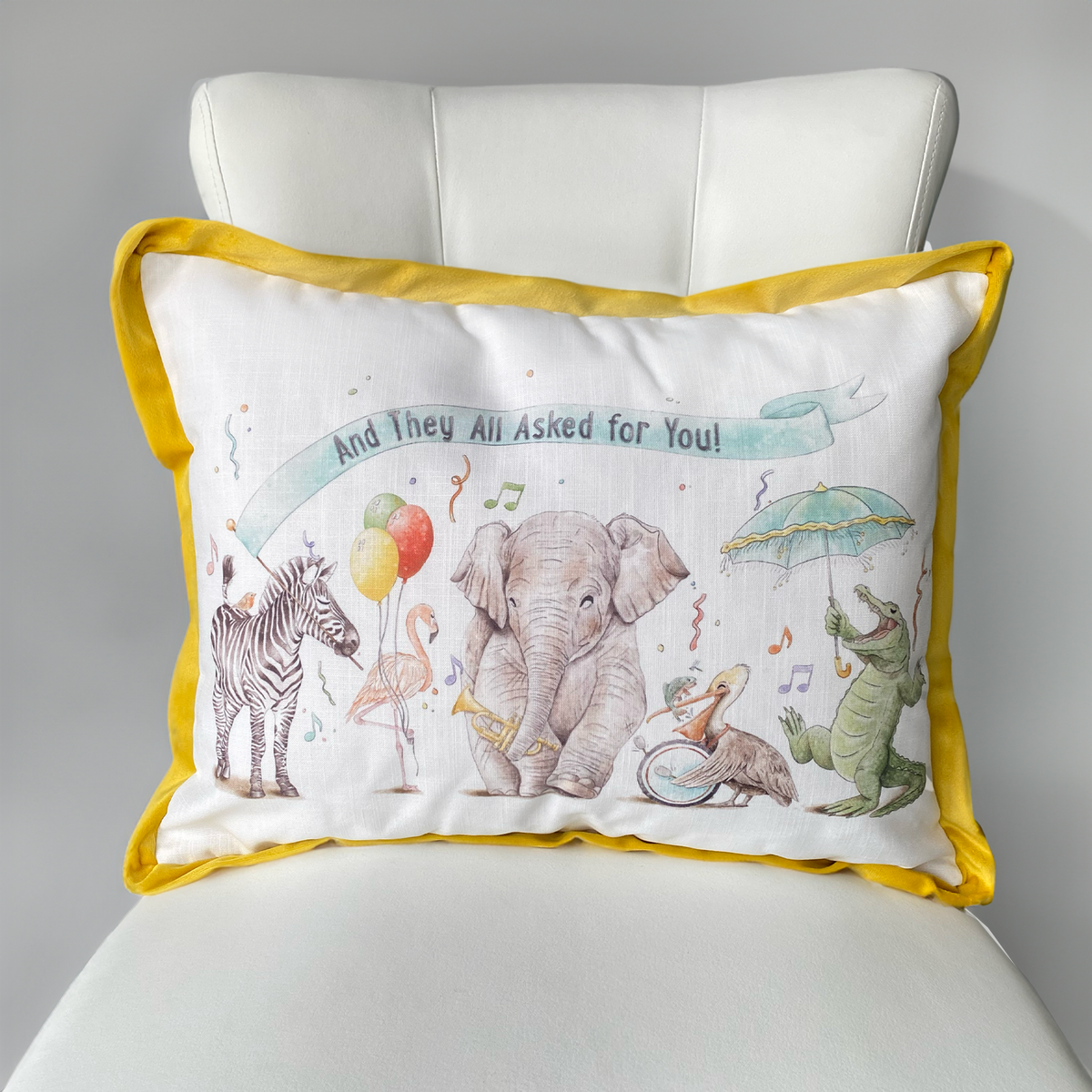 And They All Asked for You Printed Pillow