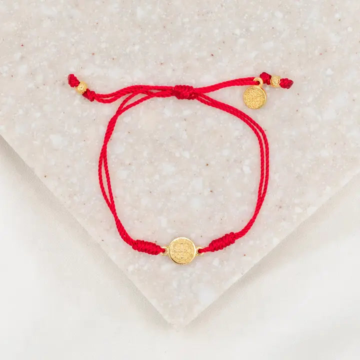 Breathe Blessing Bracelet (Red)