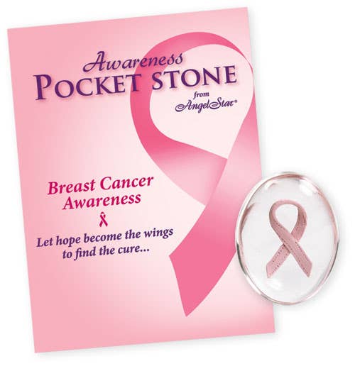 Pink Ribbon (Breast Cancer) Stone