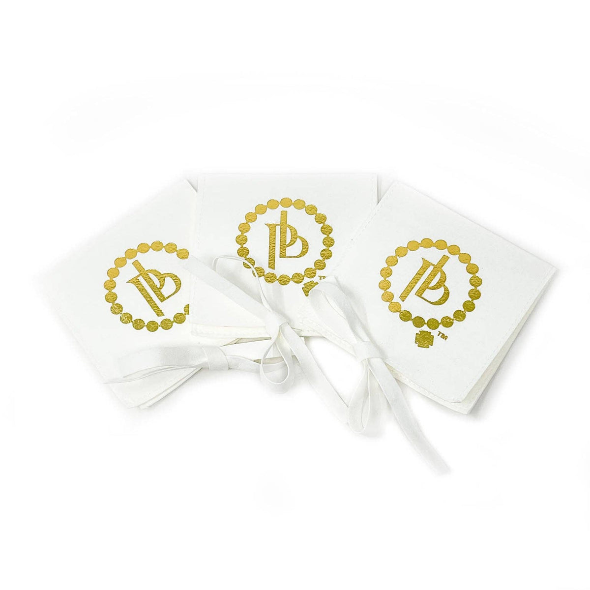 PowerBeads by jen Suede Pouches -set of 12