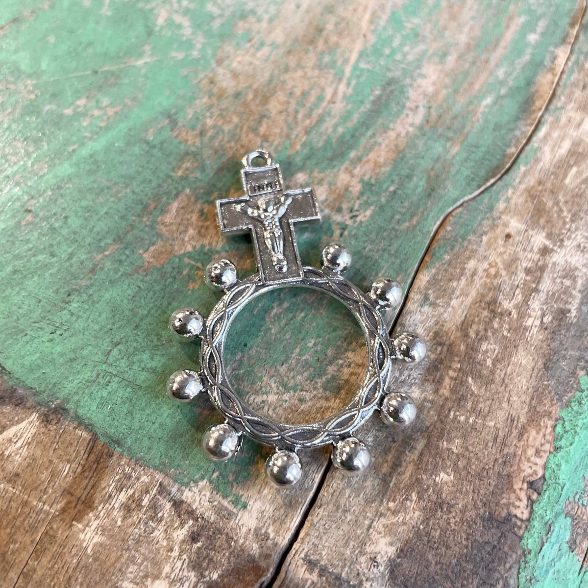 Silver Pocket Rosary