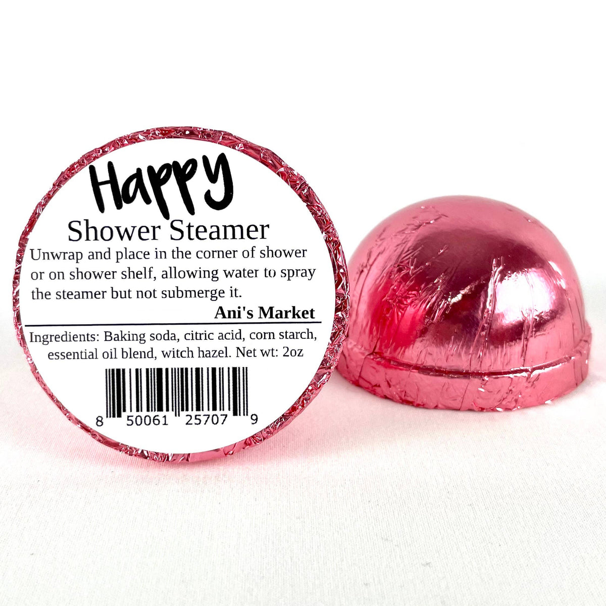 Mood Boost Shower Steamer – Vanilla Ylang Citrus (Steamer Pouch Included)
