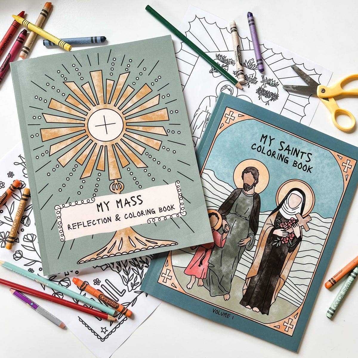 Catholic Coloring Books: My Saints Coloring Book