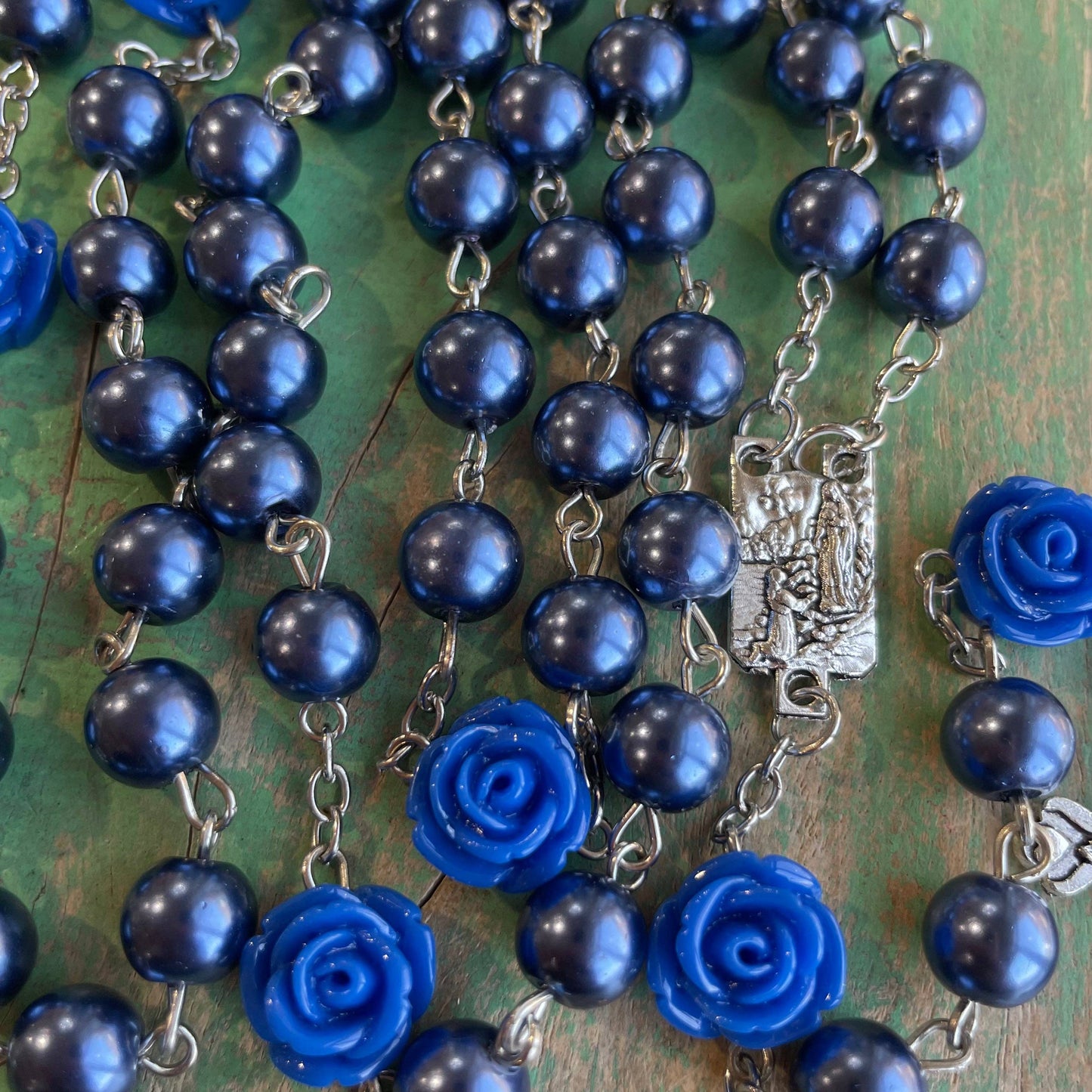 Mystical Rose Rosary: Blue