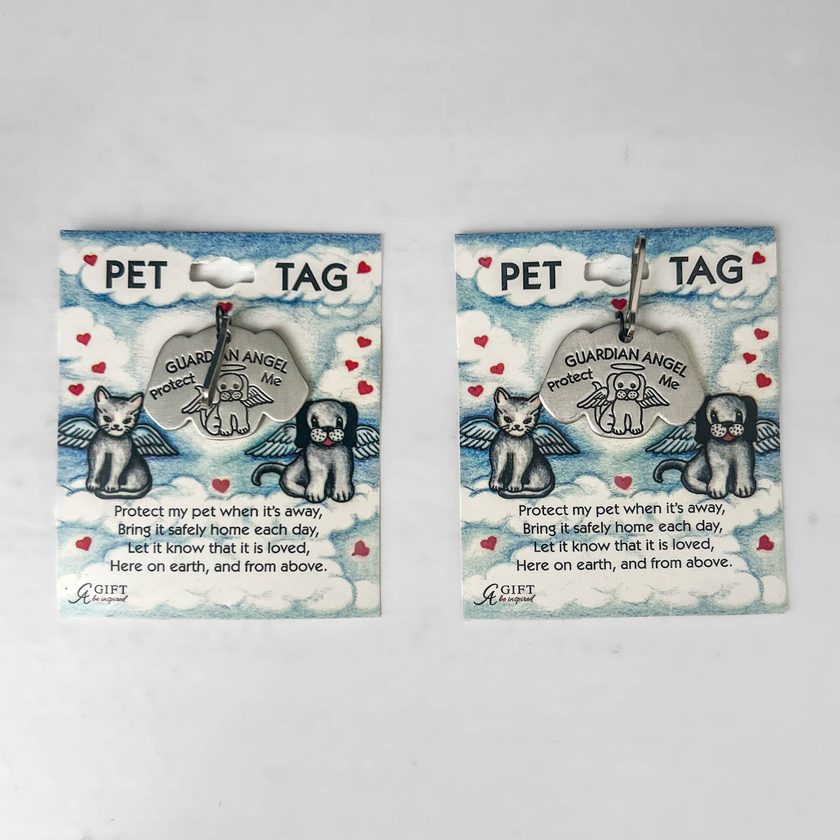 Guardian Angel of Dog Pet Tag
