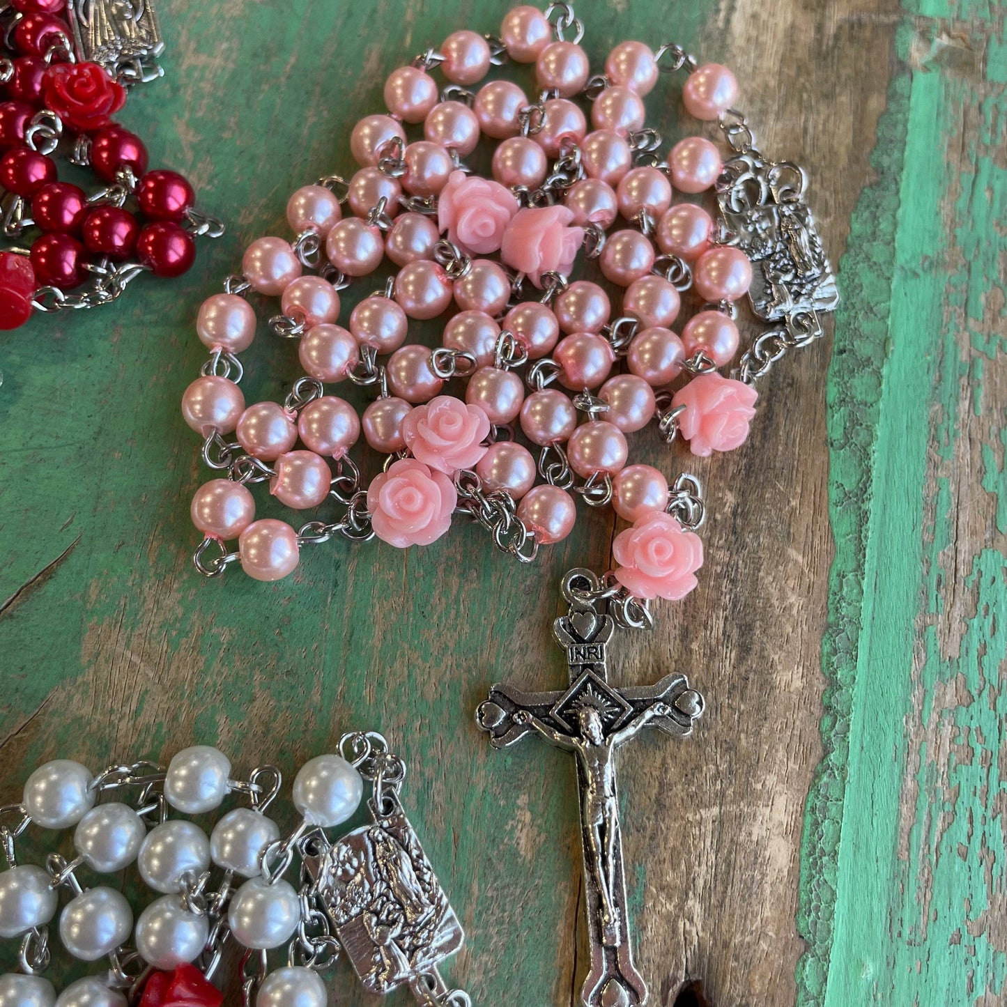 Mystical Rose Rosary: Pink