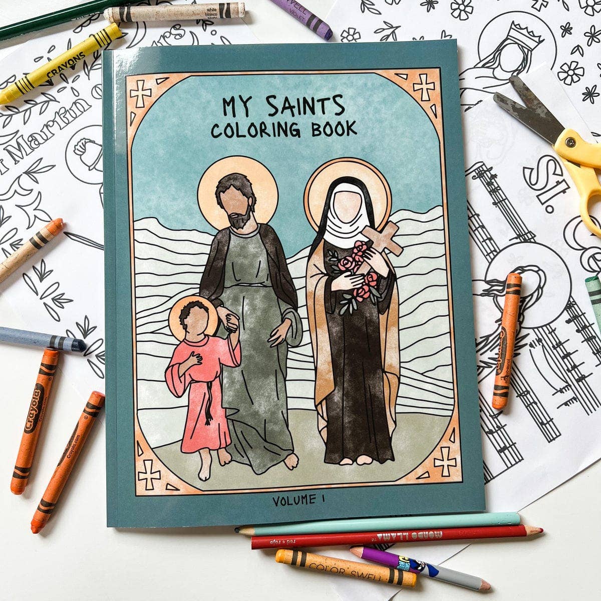 Catholic Coloring Books: My Saints Coloring Book