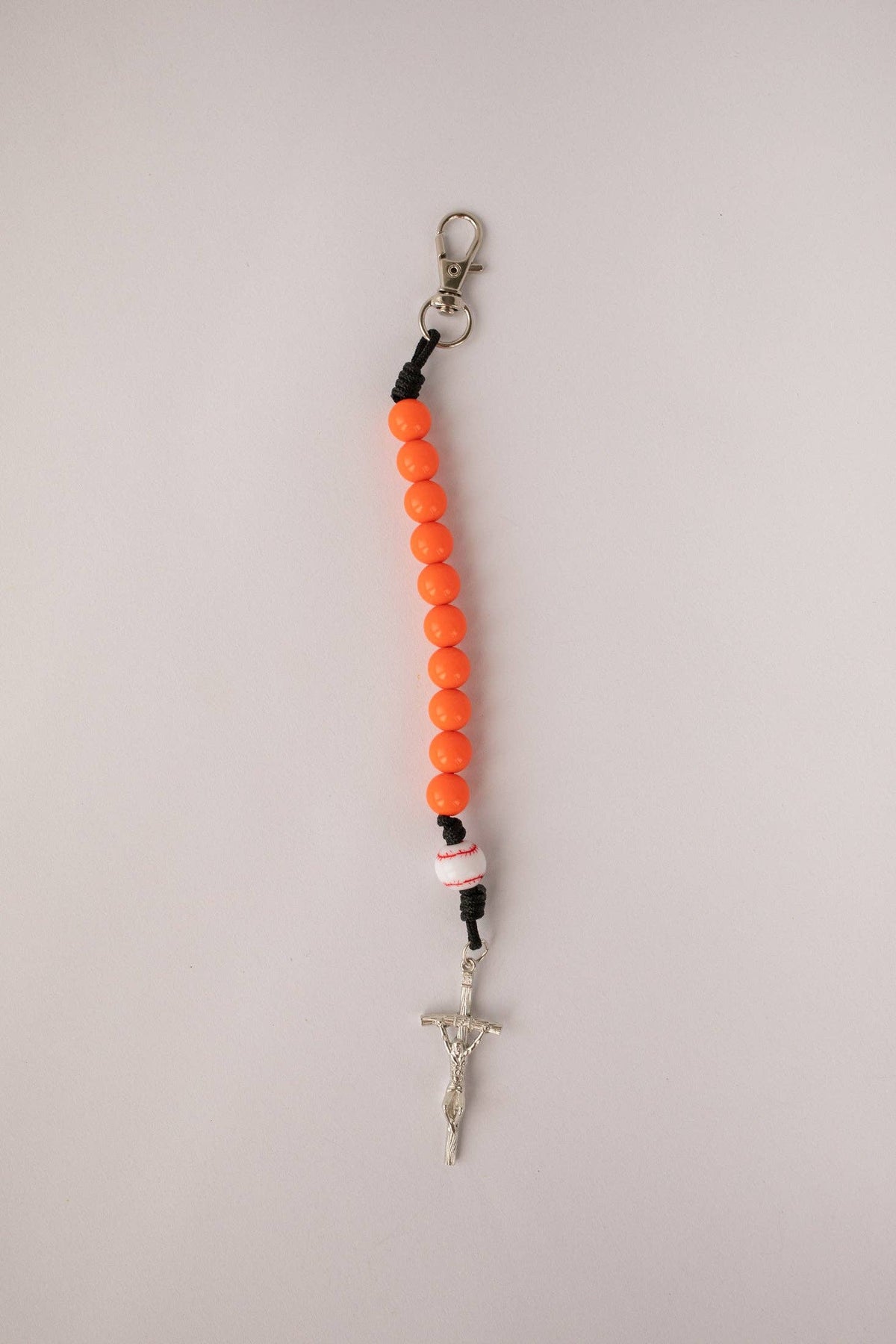 Sports Keychain: Bright Red / Baseball