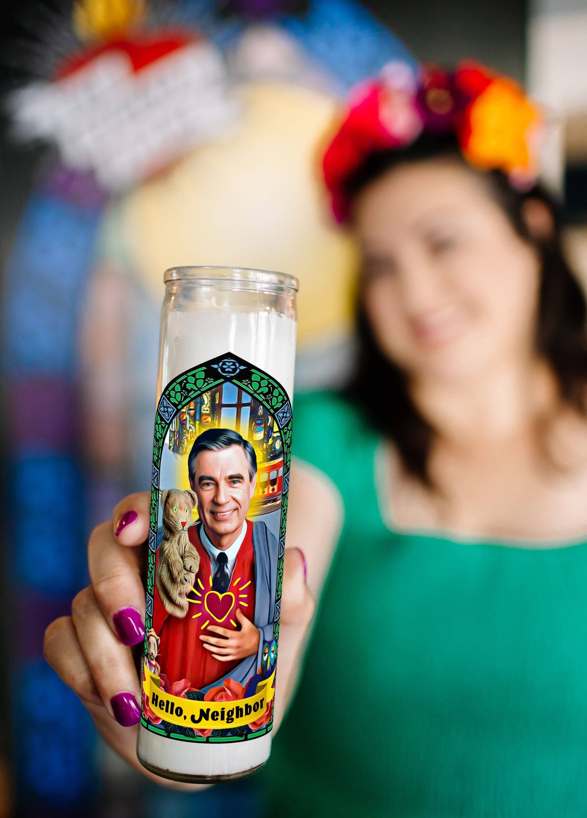 Patron Saint of Kindness - Mr. Rogers: White