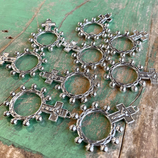 Silver Pocket Rosary