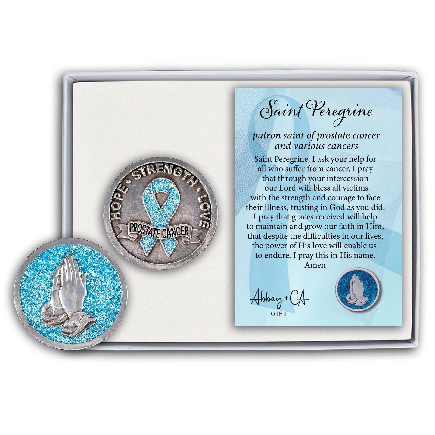 Hope Strength Love Patron Saint Tokens: St. Jude