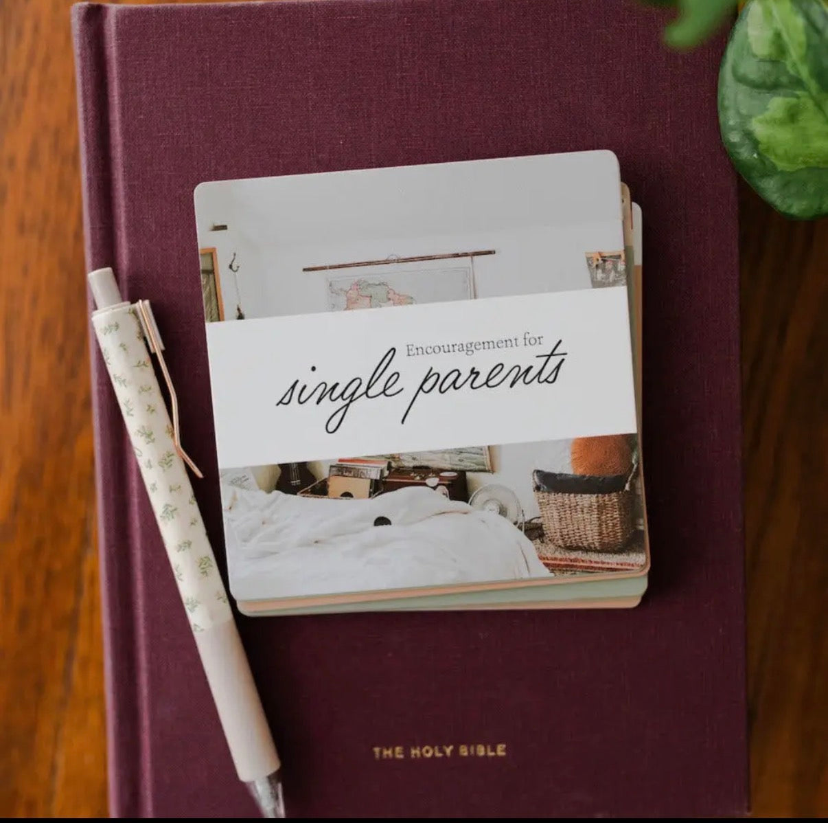 Encouragement For Single Parents Verse Card Set