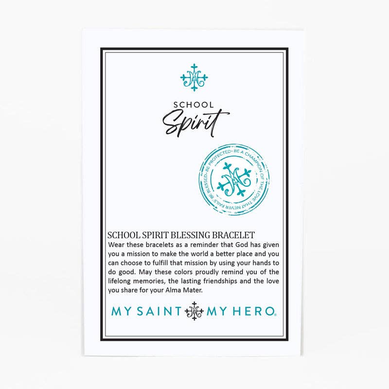 School Spirit Blessing-Black/Yellow/Silver
