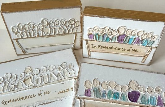 In Remembrance of Me | Lord's Supper | Eucharist | Communion (Multi Colored)