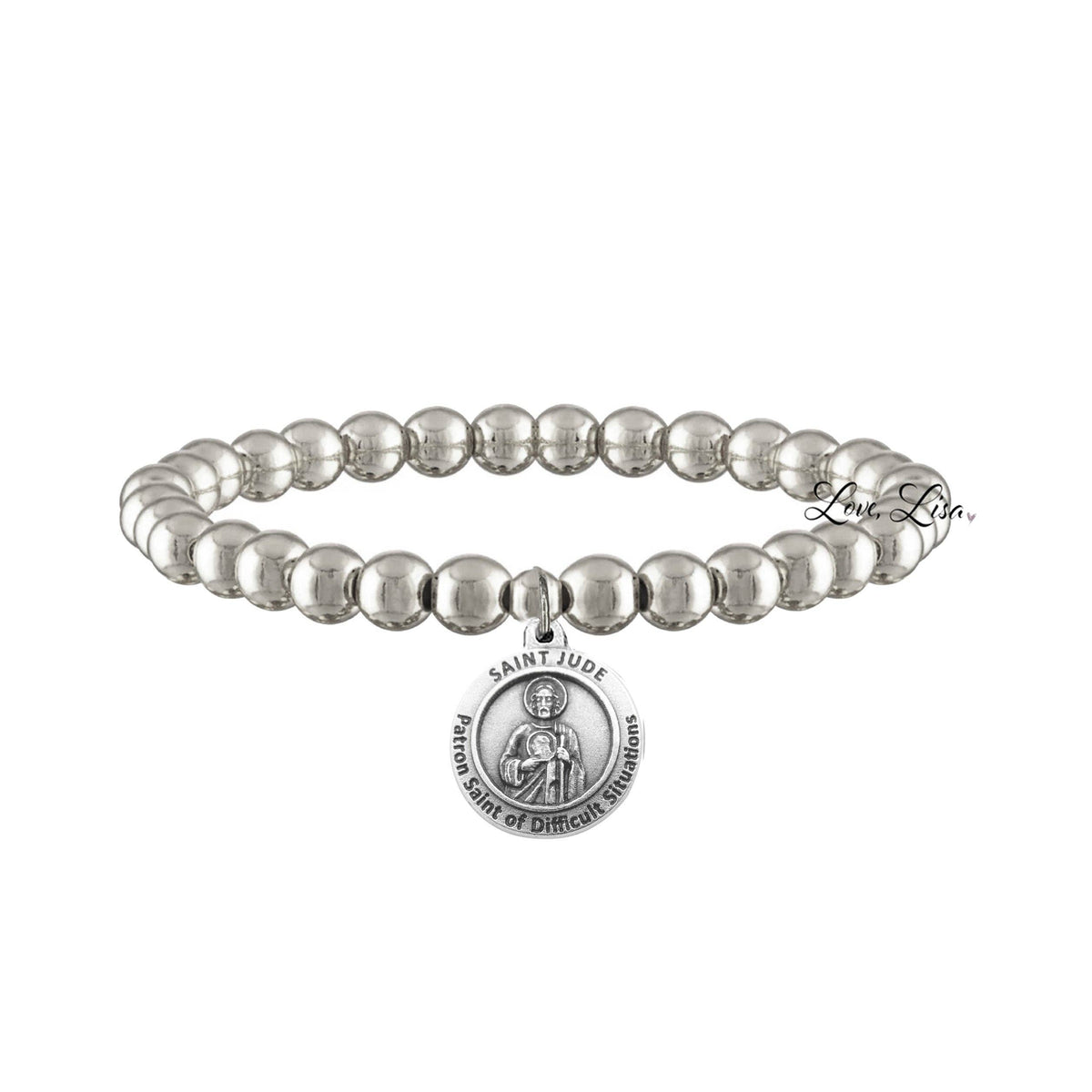 Saint Jude Patron Saint of Difficult Situations Bracelet: Gold or Silver