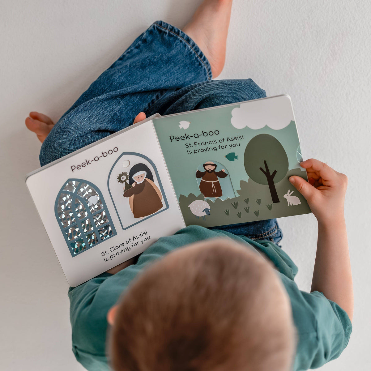 Peek-a-boo Saints Catholic Board Book