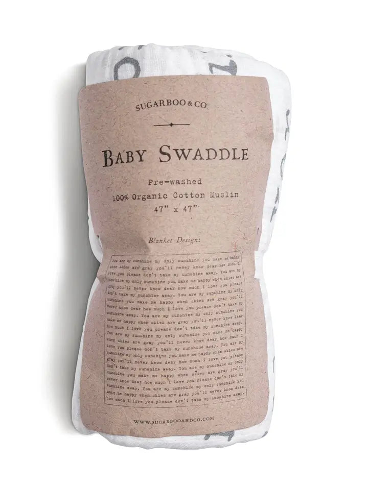You Are My Sunshine Swaddle Blanket