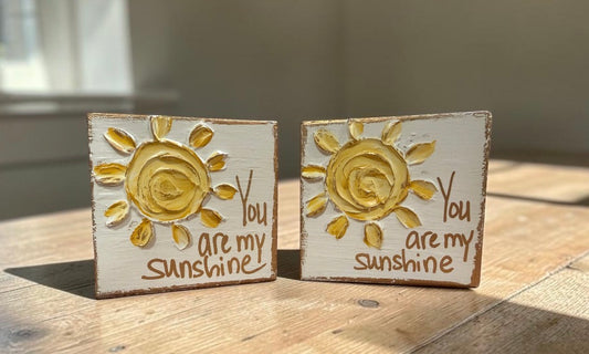 You Are My Sunshine Mini Wood Block