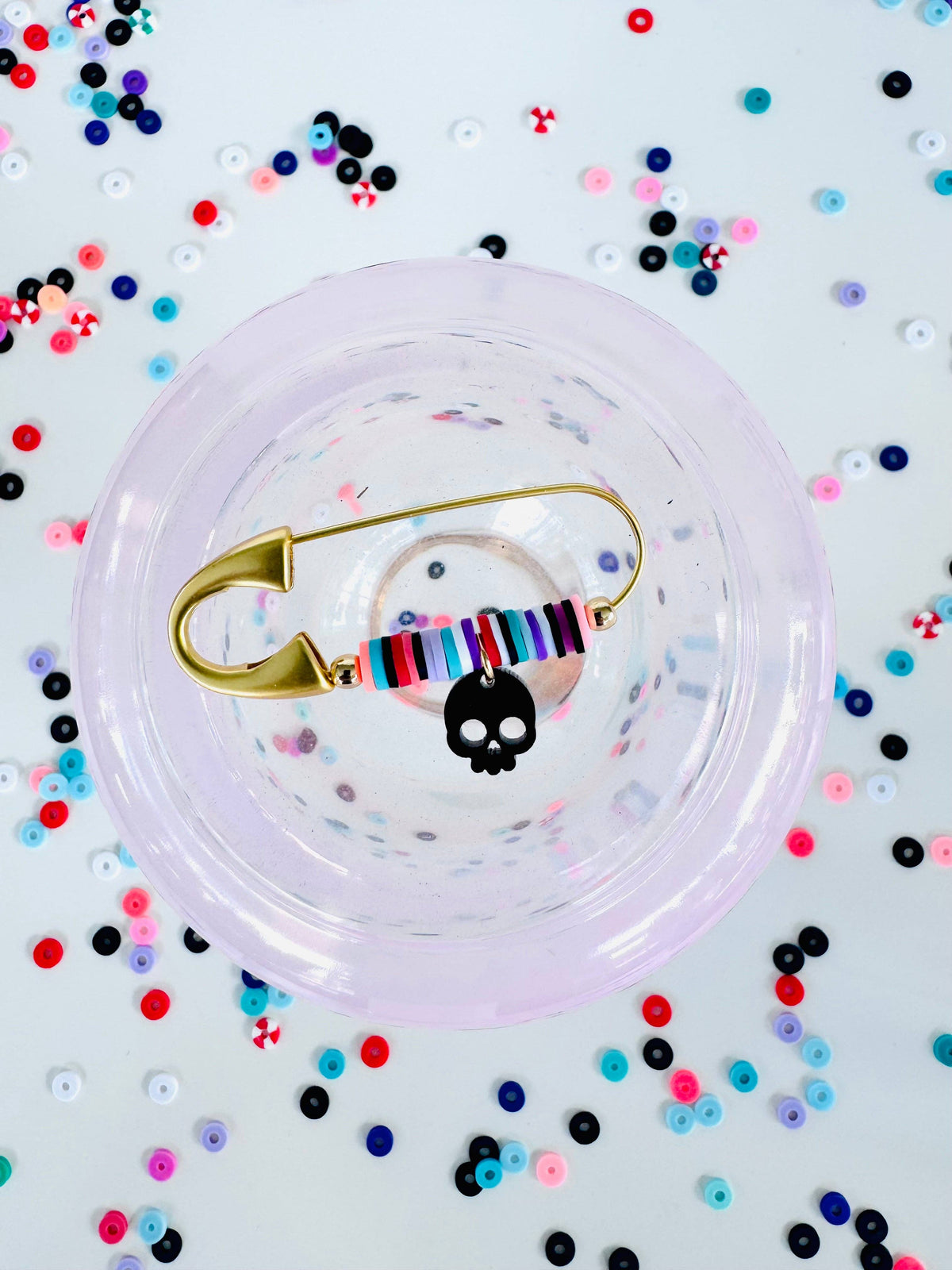 I Don’t Have Enough Serotonin For This Shit | I’m Dead Inside Collection | Accessory Pin: Glitter Red
