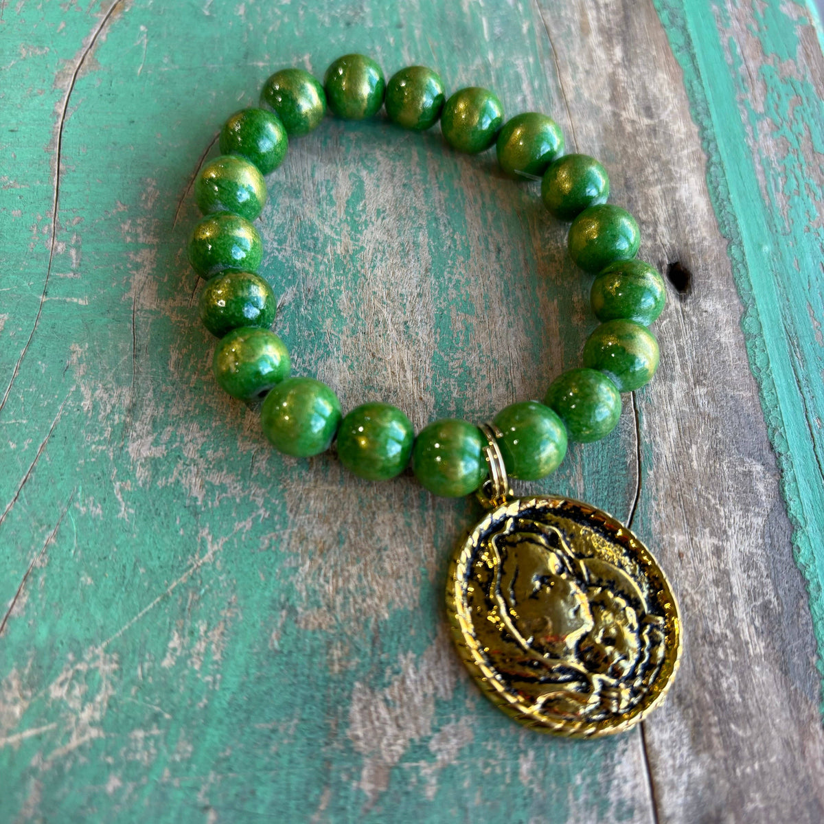 Mama’s Peace Bracelet: Green