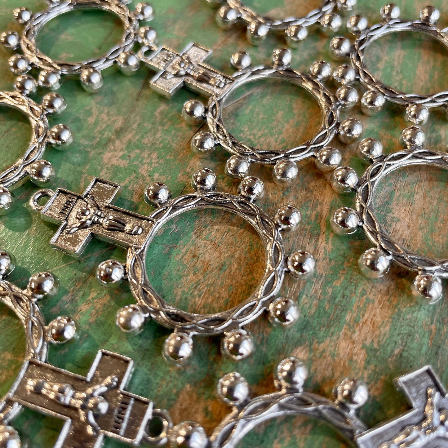 Silver Pocket Rosary
